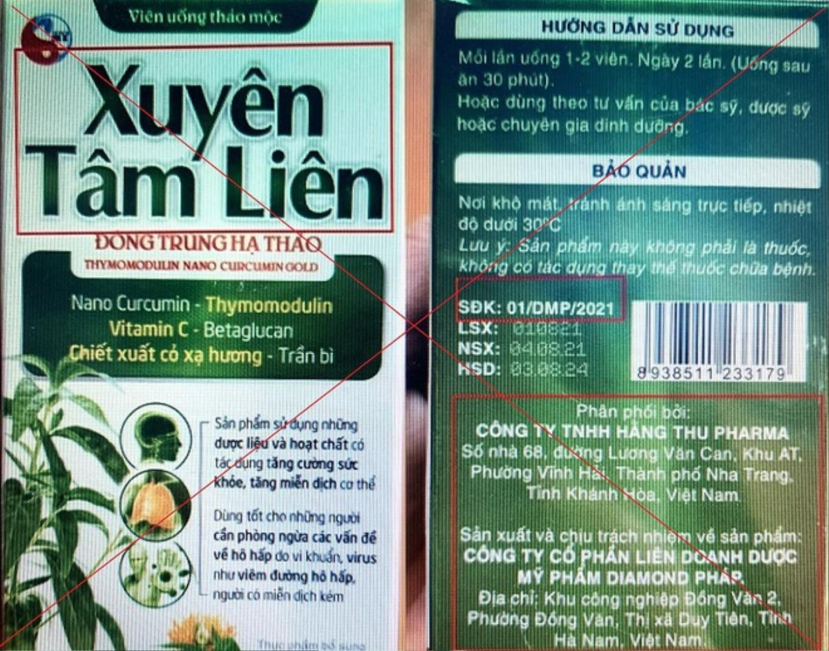 Cảnh báo sản phẩm Xuyên Tâm Liên được quảng cáo 'thần dược hỗ trợ điều trị, phòng chống Covid-19' là giả Ảnh 1