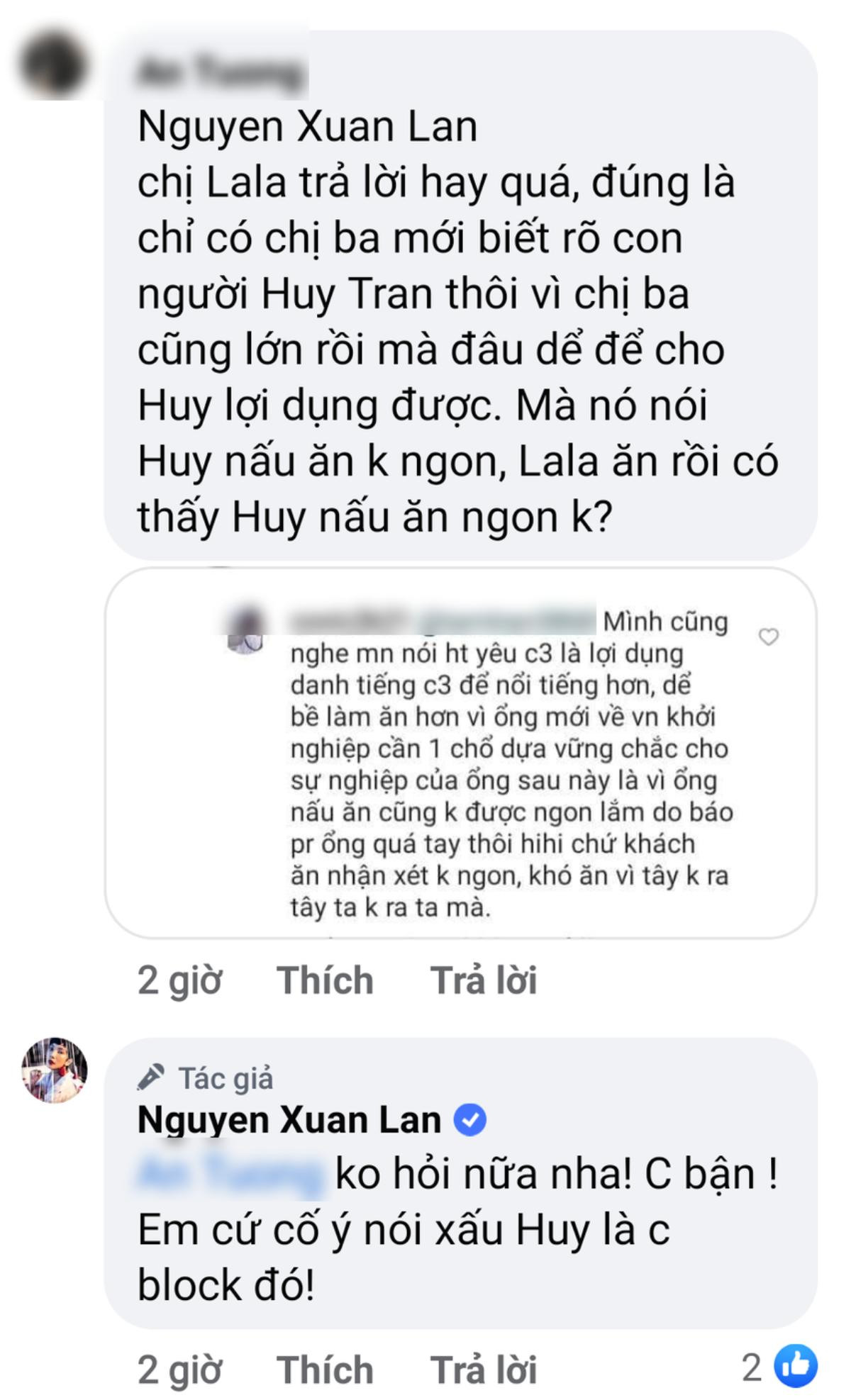 Huy Trần bị tố gian xảo, lợi dụng Ngô Thanh Vân, Xuân Lan nghe thấy liền 'vỗ mặt' anti-fan Ảnh 2