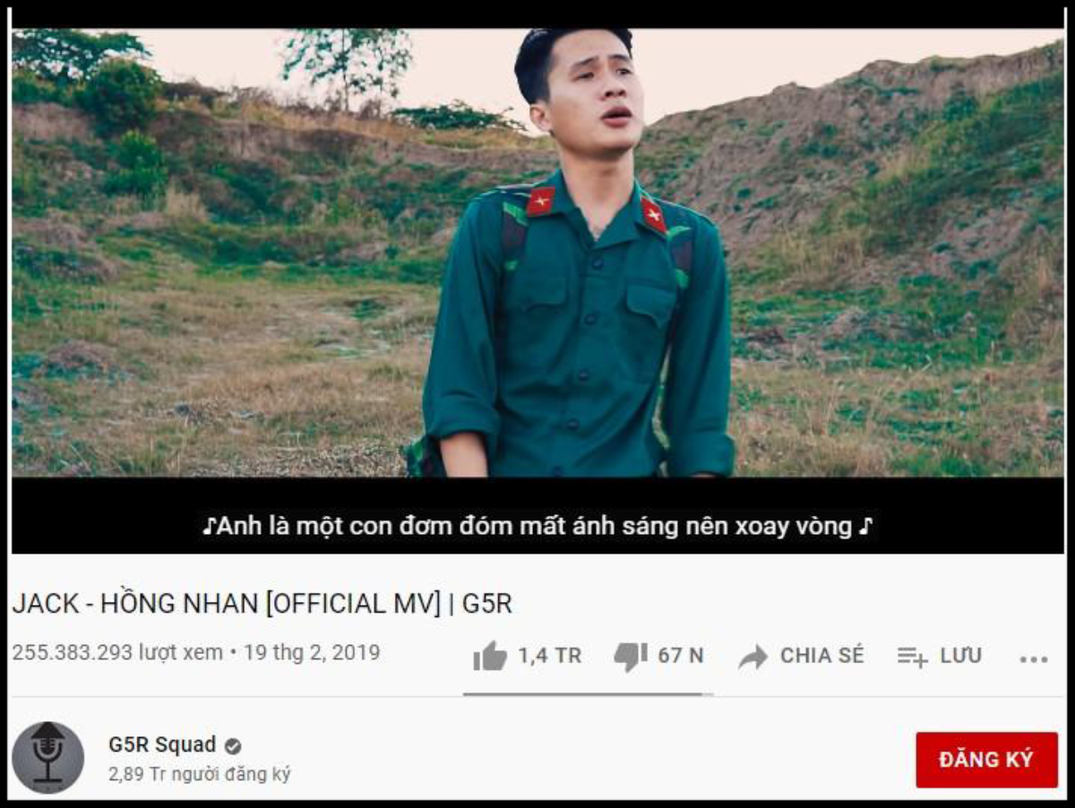 MV Hồng Nhan của Jack 'bốc hơi' bất ngờ trên Youtube? Ảnh 3