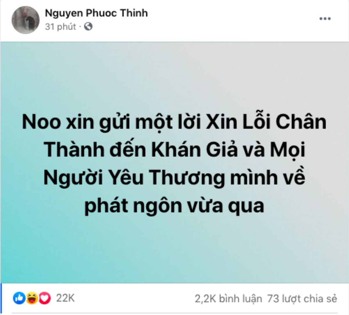 Noo Phước Thịnh lên tiếng xin lỗi sau bài đăng bị cho là ẩn ý nhắc đến chuyện 18+ Ảnh 3