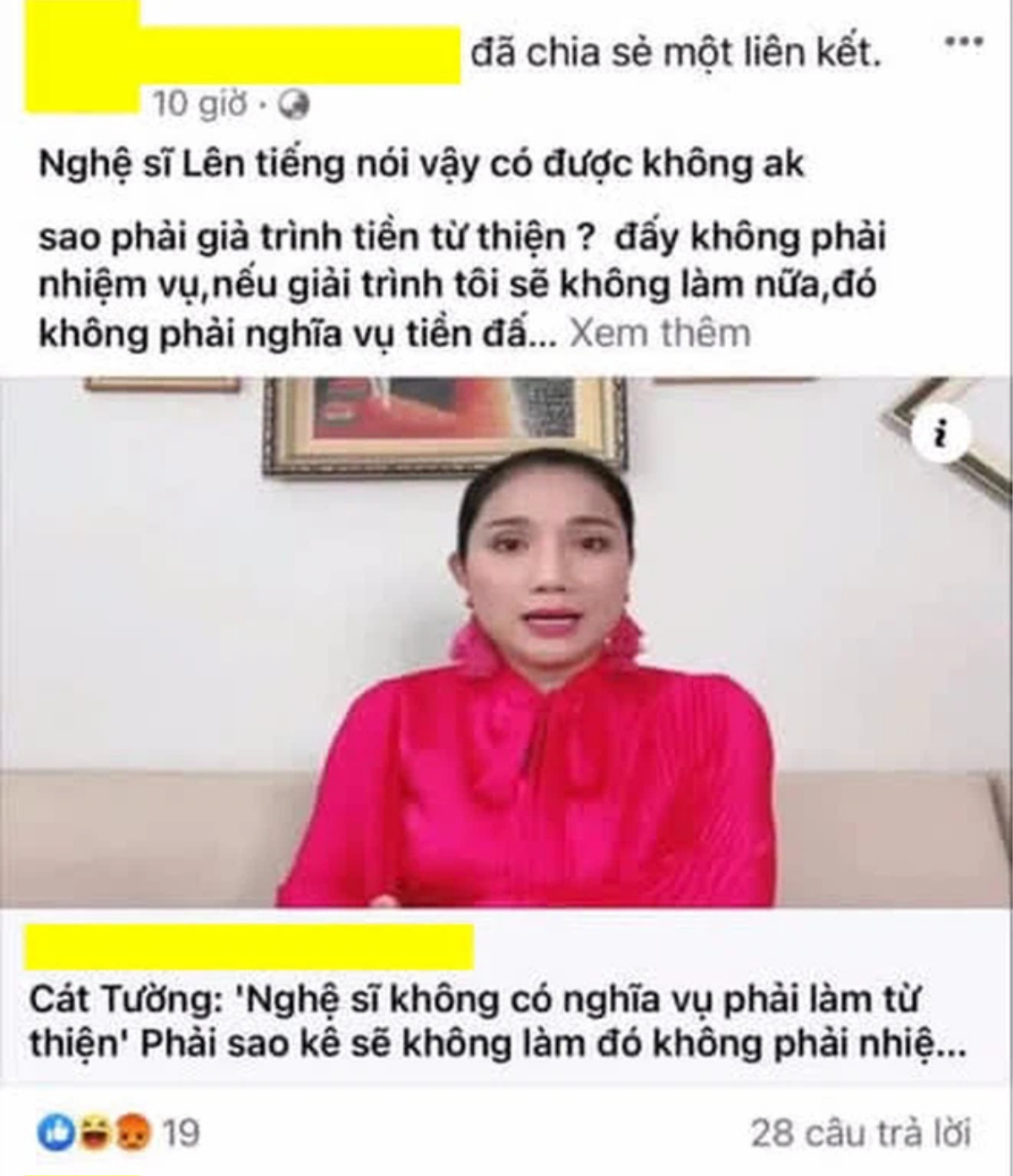 MC Cát Tường 'nổi đóa' vì bị dính líu trong câu chuyện sao kê từ thiện Ảnh 3