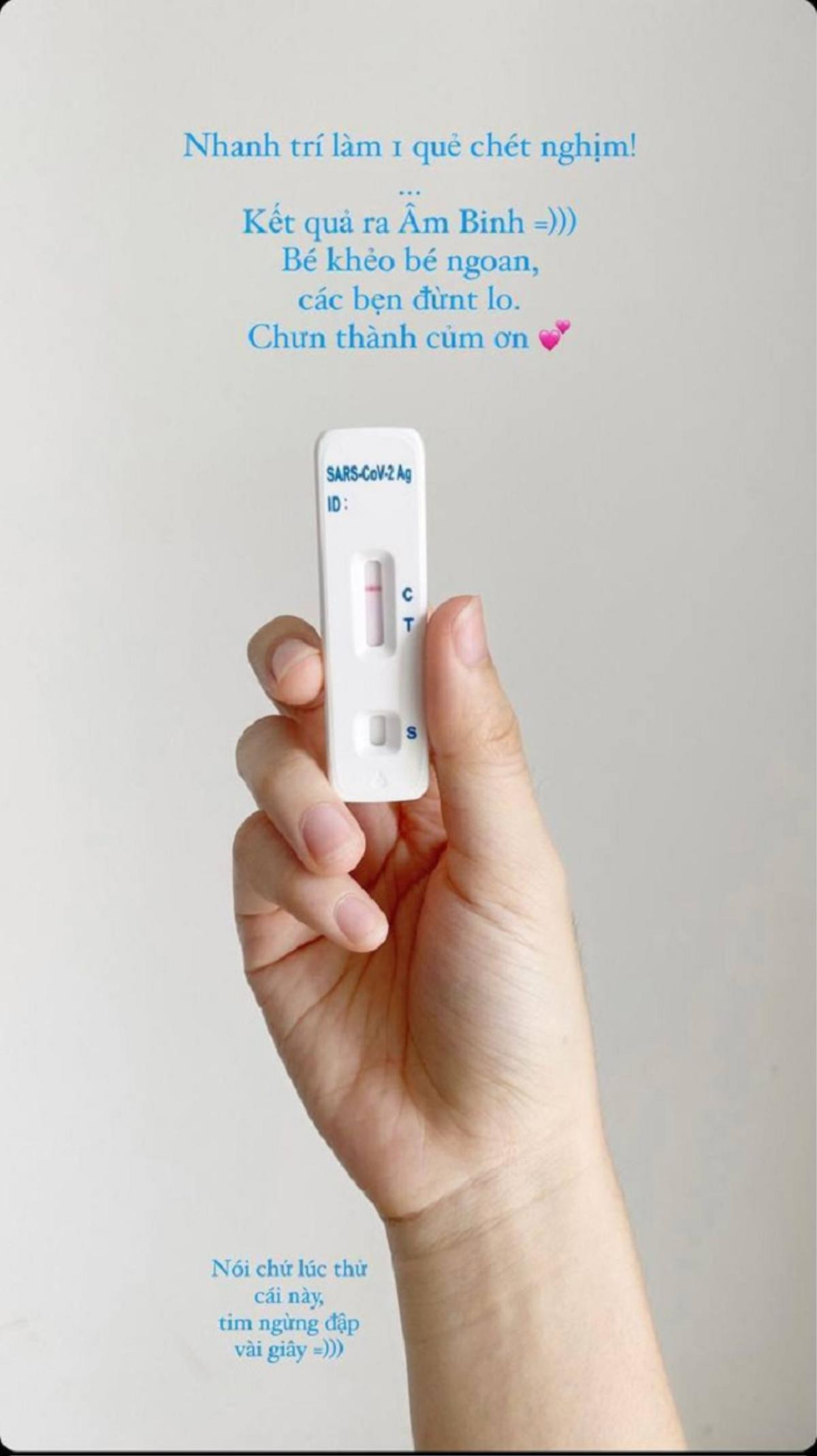 Khánh Vân gây lo lắng với hình ảnh mệt mỏi, thông báo kết quả test Covid-19 Ảnh 2