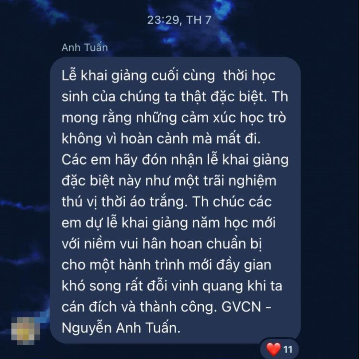 Lời chúc của thầy giáo gửi học trò trong ngày khai giảng đặc biệt nhất lịch sử khiến ai cũng rưng rưng Ảnh 1