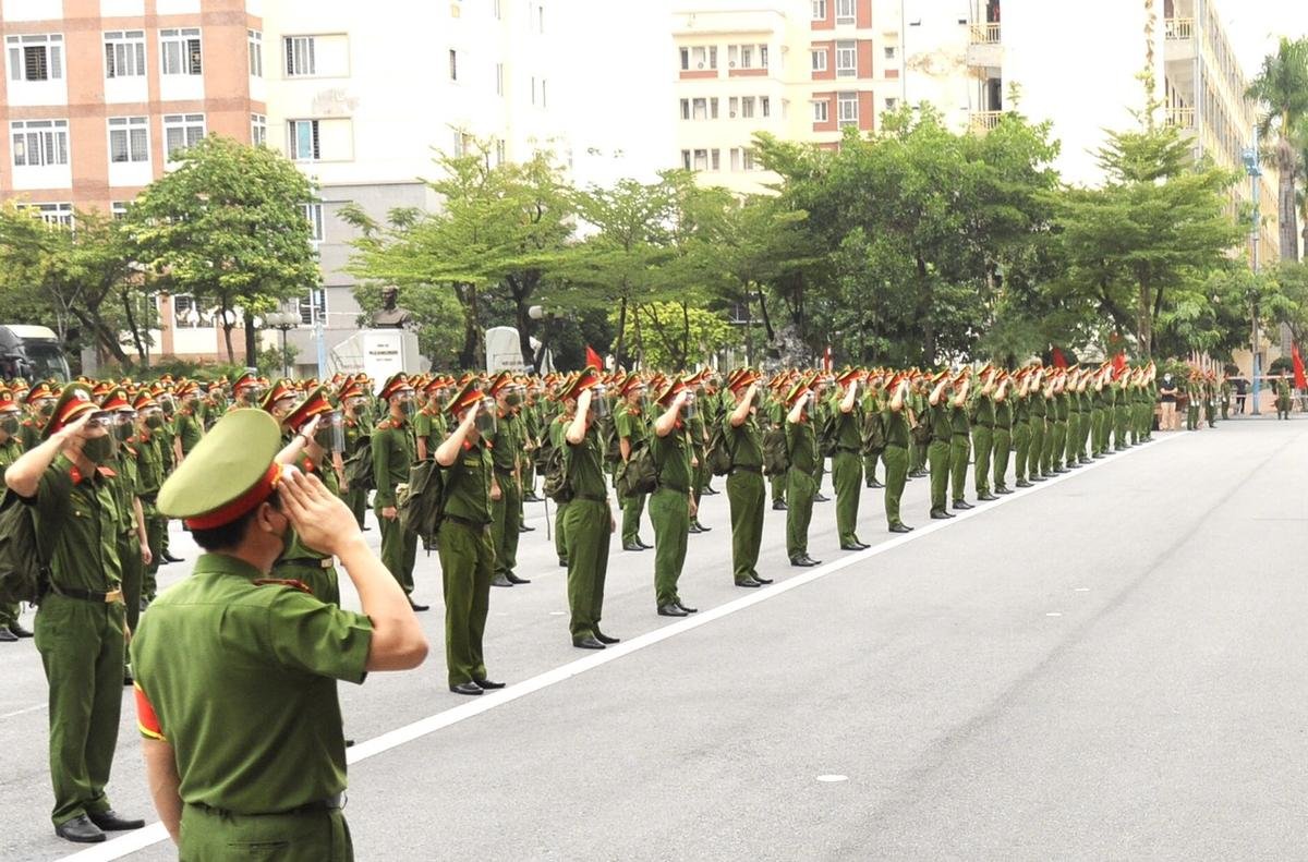 Gần 1.000 học viên Công an lên đường vào miền Nam hỗ trợ công tác phòng chống dịch Covid-19 Ảnh 2