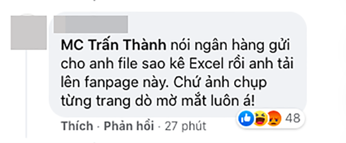 'Soi' bản sao kê 1.000 trang của Trấn Thành, netizen tìm ra điểm bất thường, tiếp tục tranh cãi Ảnh 5