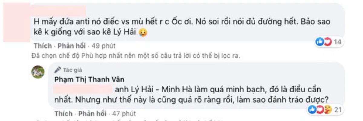 Ốc Thanh Vân nêu quan điểm về việc sao kê giữa Trấn Thành và Lý Hải, vội xóa bài vì lý do này! Ảnh 3