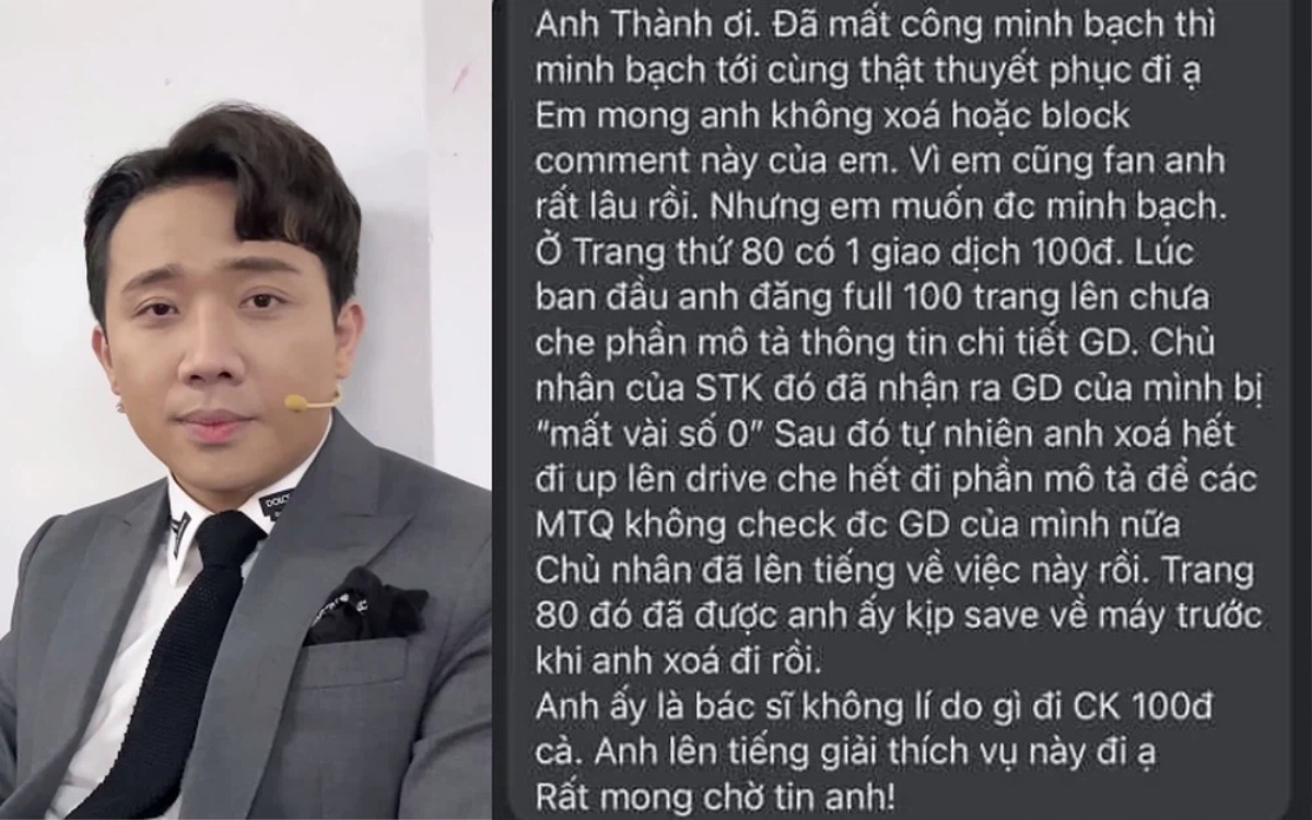 'Bác sĩ' tố Trấn Thành gian lận chính thức lên tiếng, câu trả lời khiến nhiều người bức xúc Ảnh 2