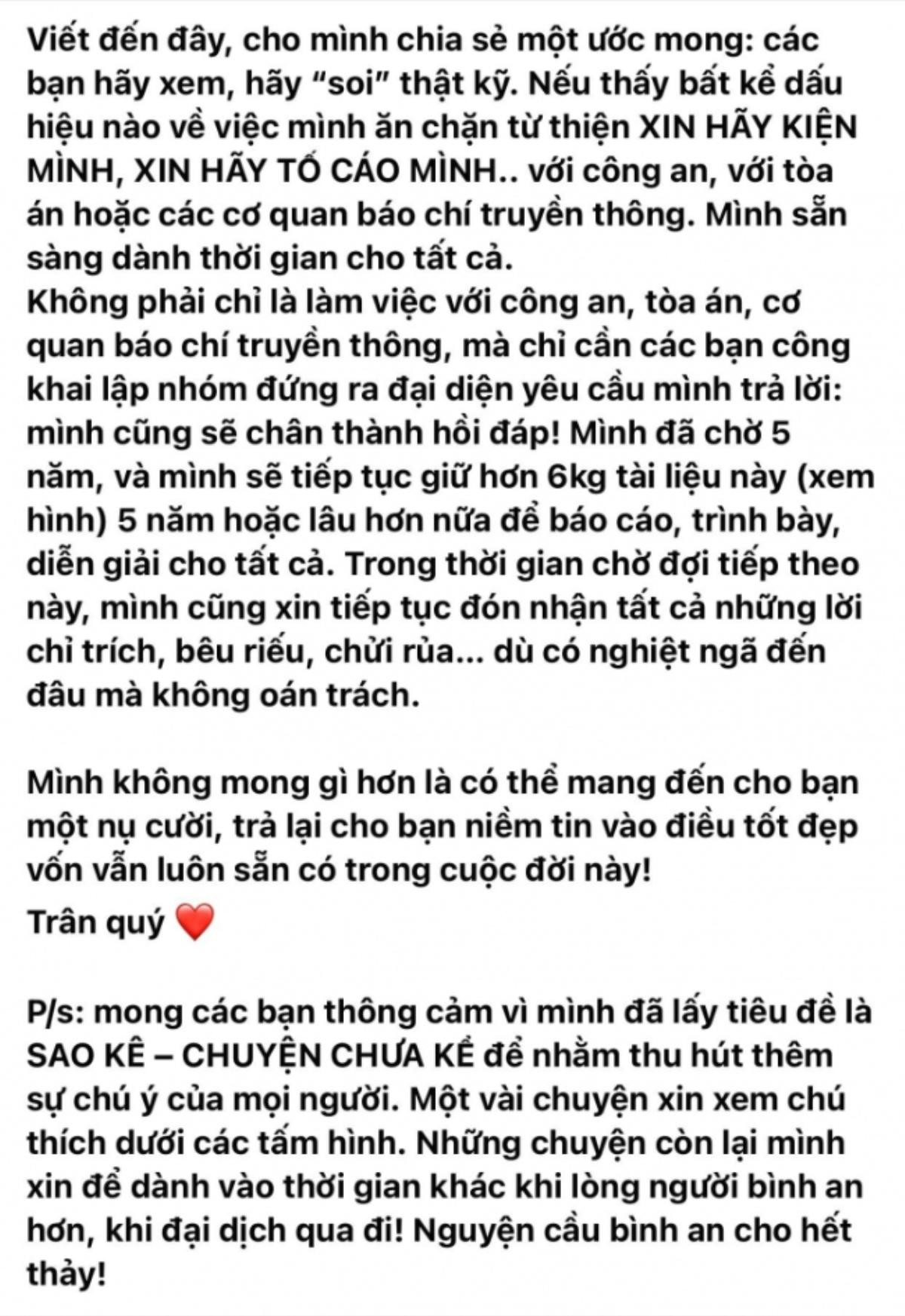 MC Phan Anh 'ứa nước mắt' vì nhận được điều này sau khi công khai sao kê hơn 24 tỷ đồng tiền từ thiện Ảnh 3