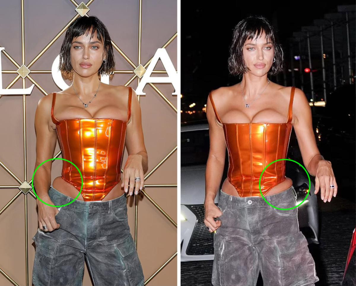 Irina Shayk bị chê là thảm họa, như 'dị nhân' với áo corset, lộ hết khuyết điểm Ảnh 3