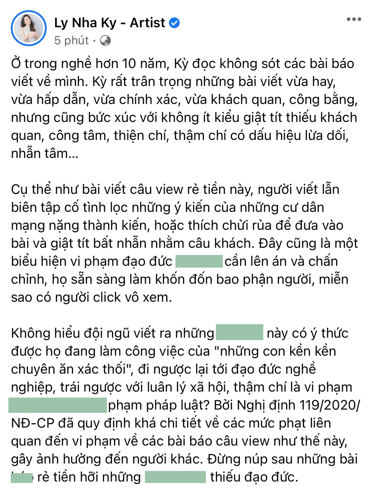 Lý Nhã Kỳ bức xúc vì bị đặt điều, 'câu view' khiến khán giả hiểu lầm Ảnh 3