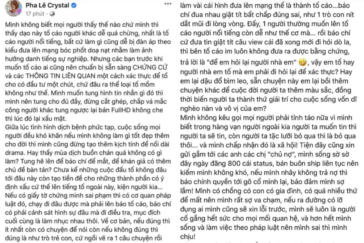 Bị cư dân mạng tố quỵt tiền, Pha Lê đáp trả 'cực gắt' Ảnh 6