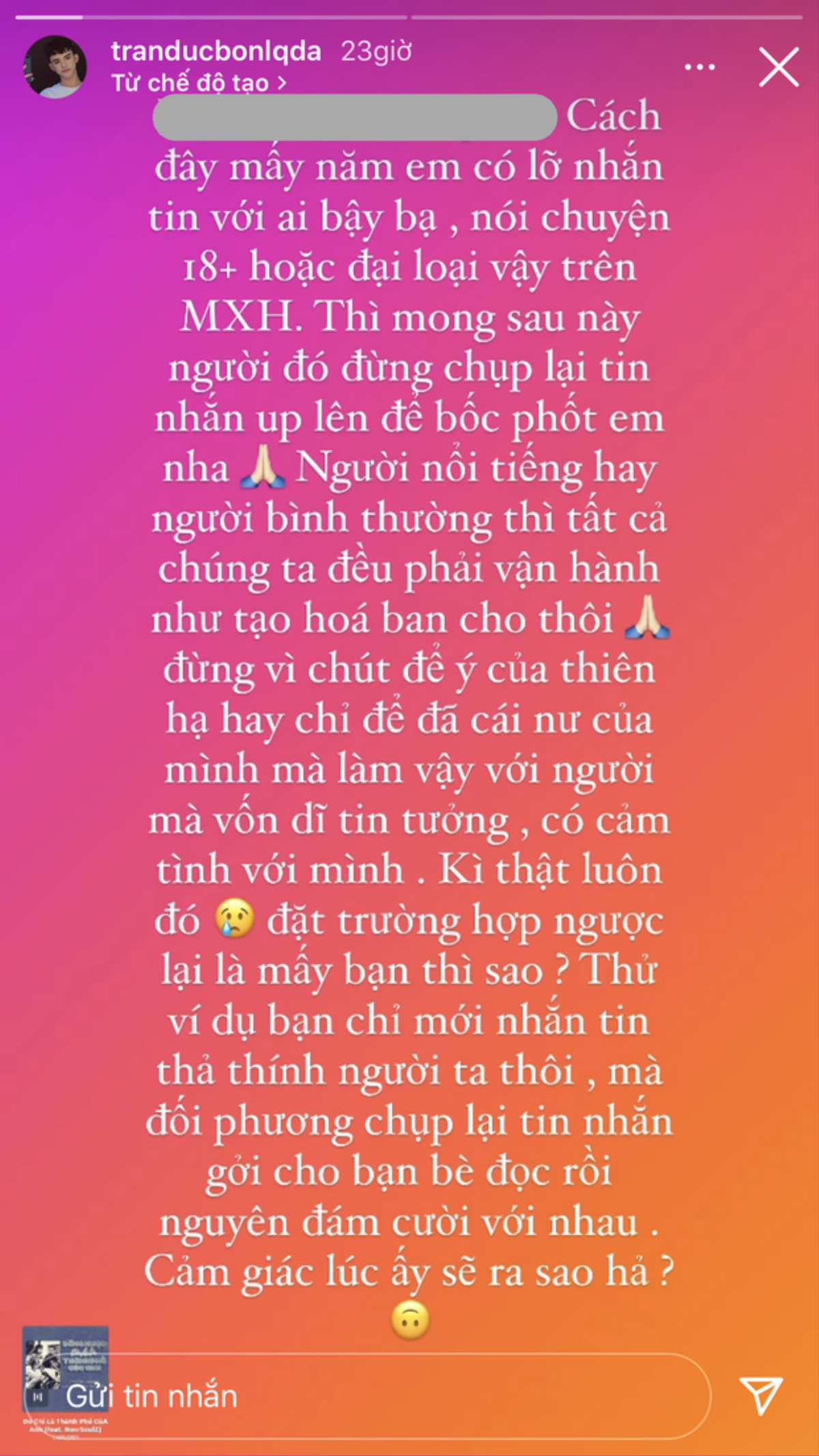 Trần Đức Bo từng gửi tin nhắn 'bậy bạ' cho nhiều người, 'năn nỉ' cộng đồng mạng vì sợ bị 'phốt' Ảnh 3