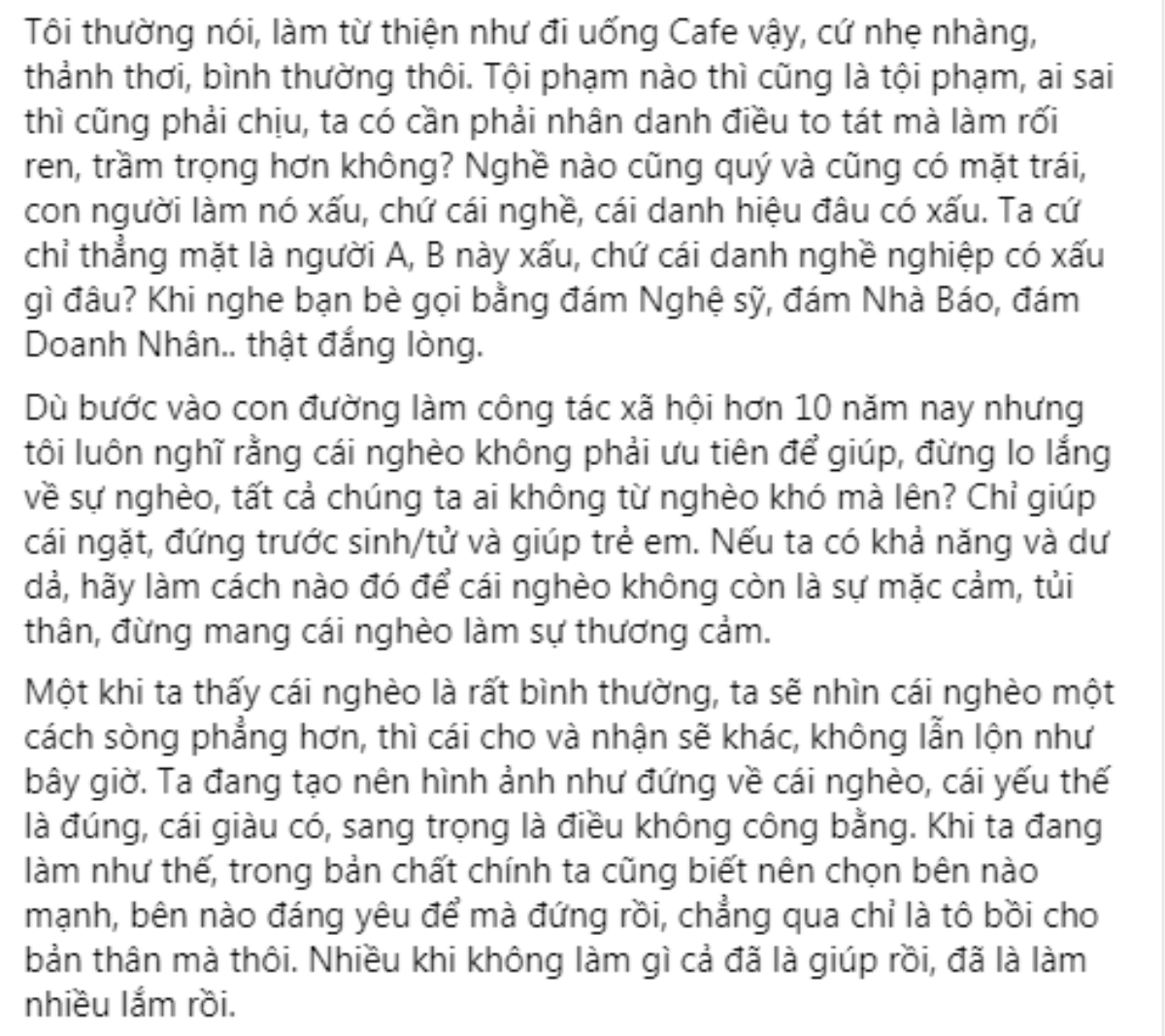 MC Phan Anh - Chi Bảo tranh cãi quan điểm từ thiện: 'Dùng tài khoản cá nhân để kêu gọi là trái luật' Ảnh 9