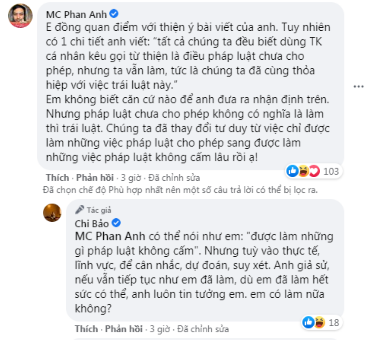 MC Phan Anh - Chi Bảo tranh cãi quan điểm từ thiện: 'Dùng tài khoản cá nhân để kêu gọi là trái luật' Ảnh 4