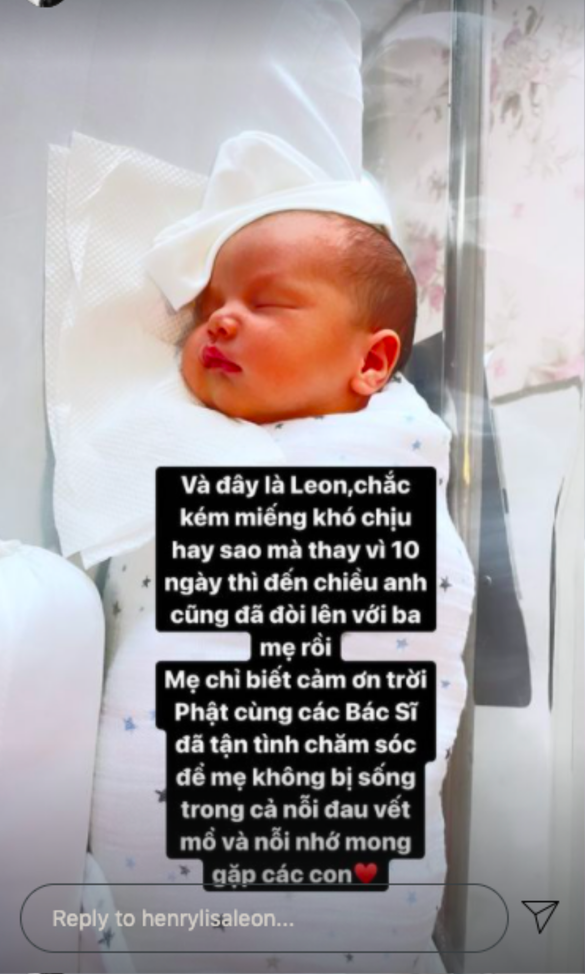 Hồ Ngọc Hà kể chuyện 'vượt cạn' lúc Lisa và Leon sinh non, phải cắm ống thở để 'chiến đấu' Ảnh 4