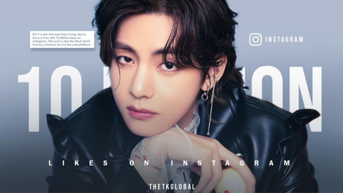 V (BTS) là idol Hàn Quốc đầu tiên đạt được thành tích này trên Instagram Ảnh 5