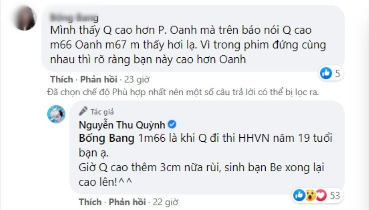 Bị khán giả tìm ra điều bất thường khi so sánh chiều cao với Phương Oanh, Thu Quỳnh lên tiếng giải đáp Ảnh 7