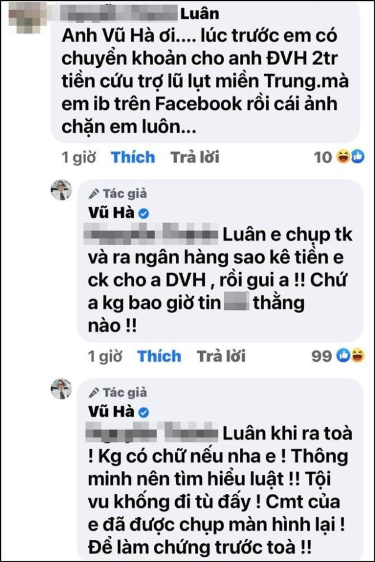 Một sao Vbiz 'ra tay' đáp trả quyết liệt với anti-fan khi bị hỏi chuyện Đàm Vĩnh Hưng làm từ thiện Ảnh 2