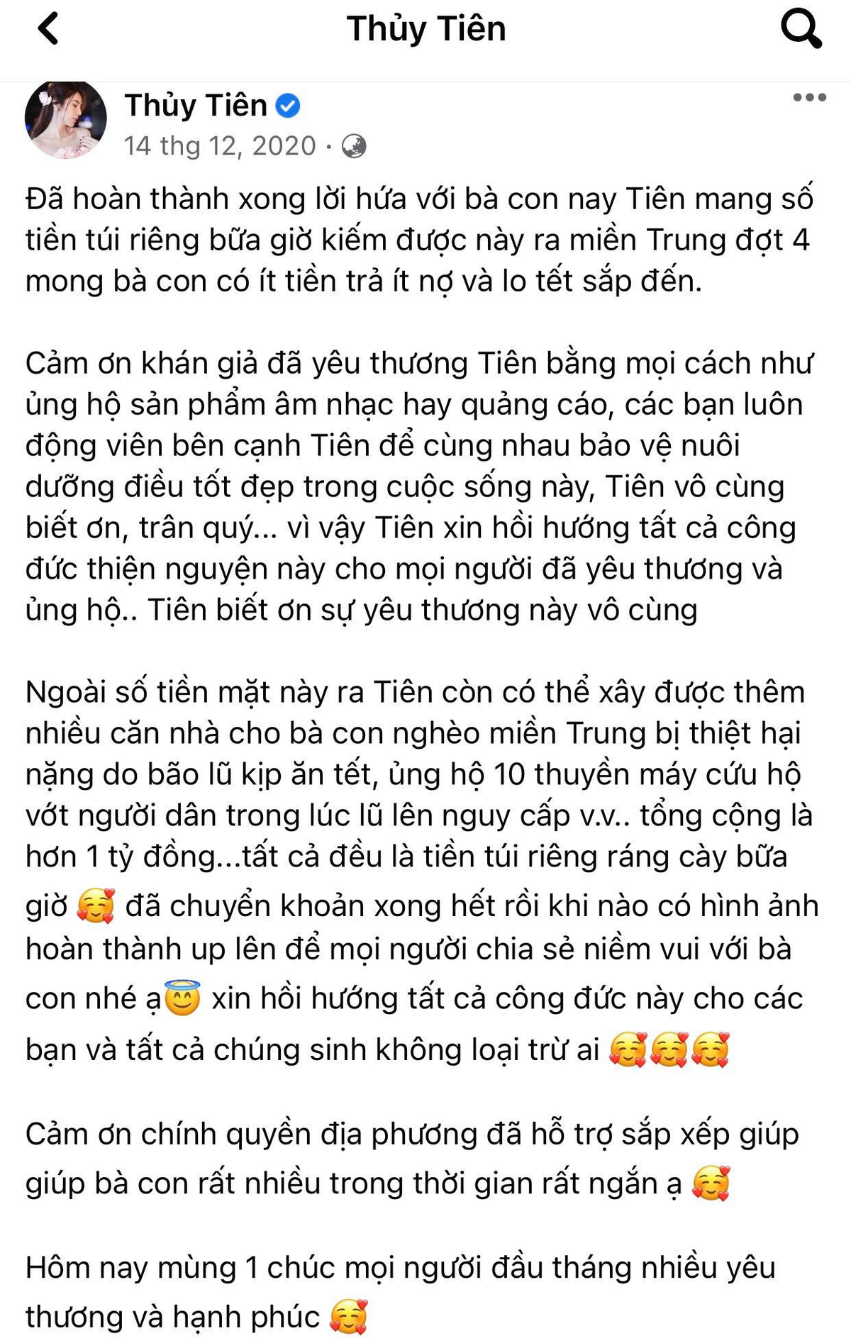 Phía Thủy Tiên lên tiếng về 10 chiếc thuyền máy cứu trợ lũ lụt: Chưa từng 'bỏ quên' mạnh thường quân Ảnh 2