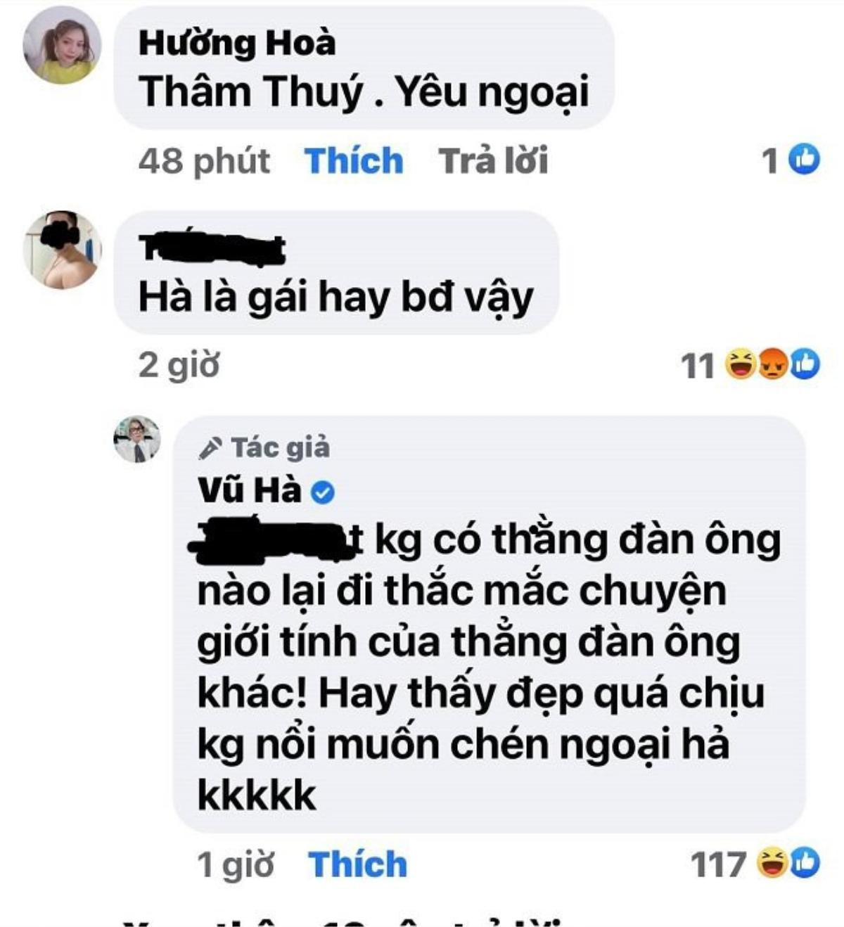 Vũ Hà bị anti-fan hỏi về chuyện giới tính, cách trả lời 'xéo sắc' chẳng kém cạnh Nathan Lee Ảnh 2