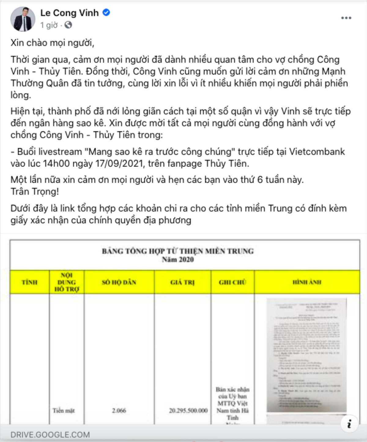 Không phải CEO Đại Nam, đây mới là nhân vật bị 'réo tên' giữa lúc Thủy Tiên - Công Vinh đăng đàn sao kê Ảnh 2