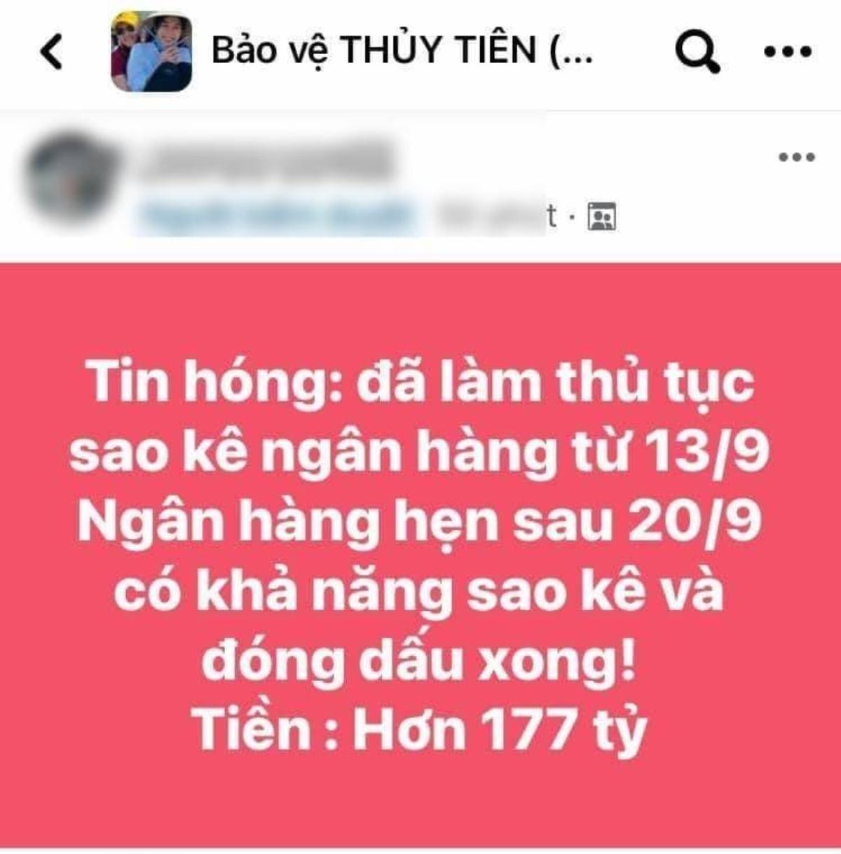 Rầm rộ tin Thủy Tiên - Công Vinh đã làm xong thủ tục sao kê vài ngày trước, đến ngày 20/9 sẽ có đầy đủ? Ảnh 3