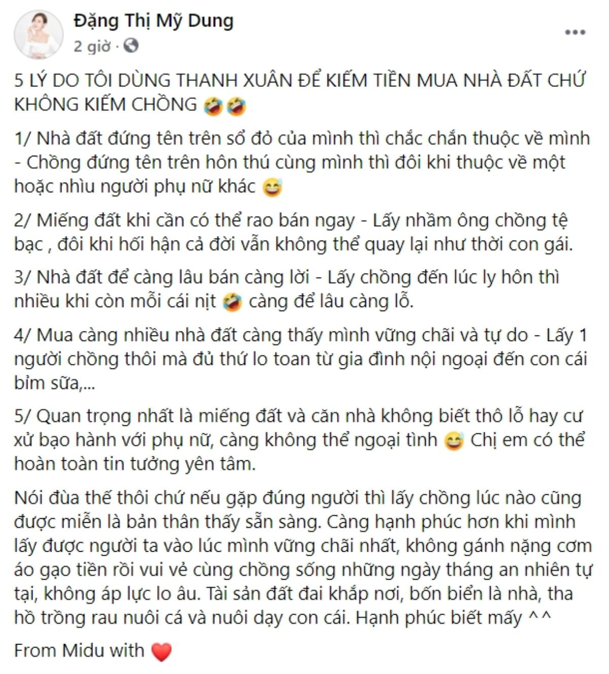 Midu hé lộ 5 lý do ở tuổi 31 không lấy chồng mà chỉ thích mua nhà đất, nghe vô lý nhưng rất thuyết phục! Ảnh 2