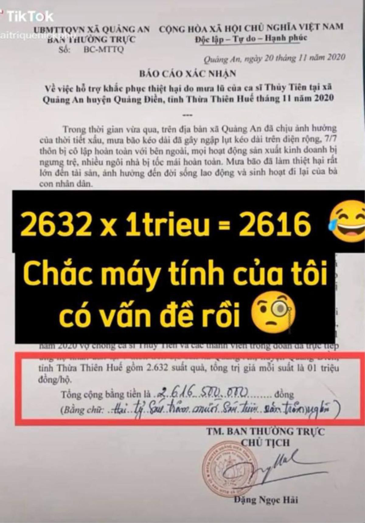 Thủy Tiên tung giấy xác nhận làm từ thiện ở địa phương, netizen soi hàng loạt chi tiết chưa minh bạch? Ảnh 4