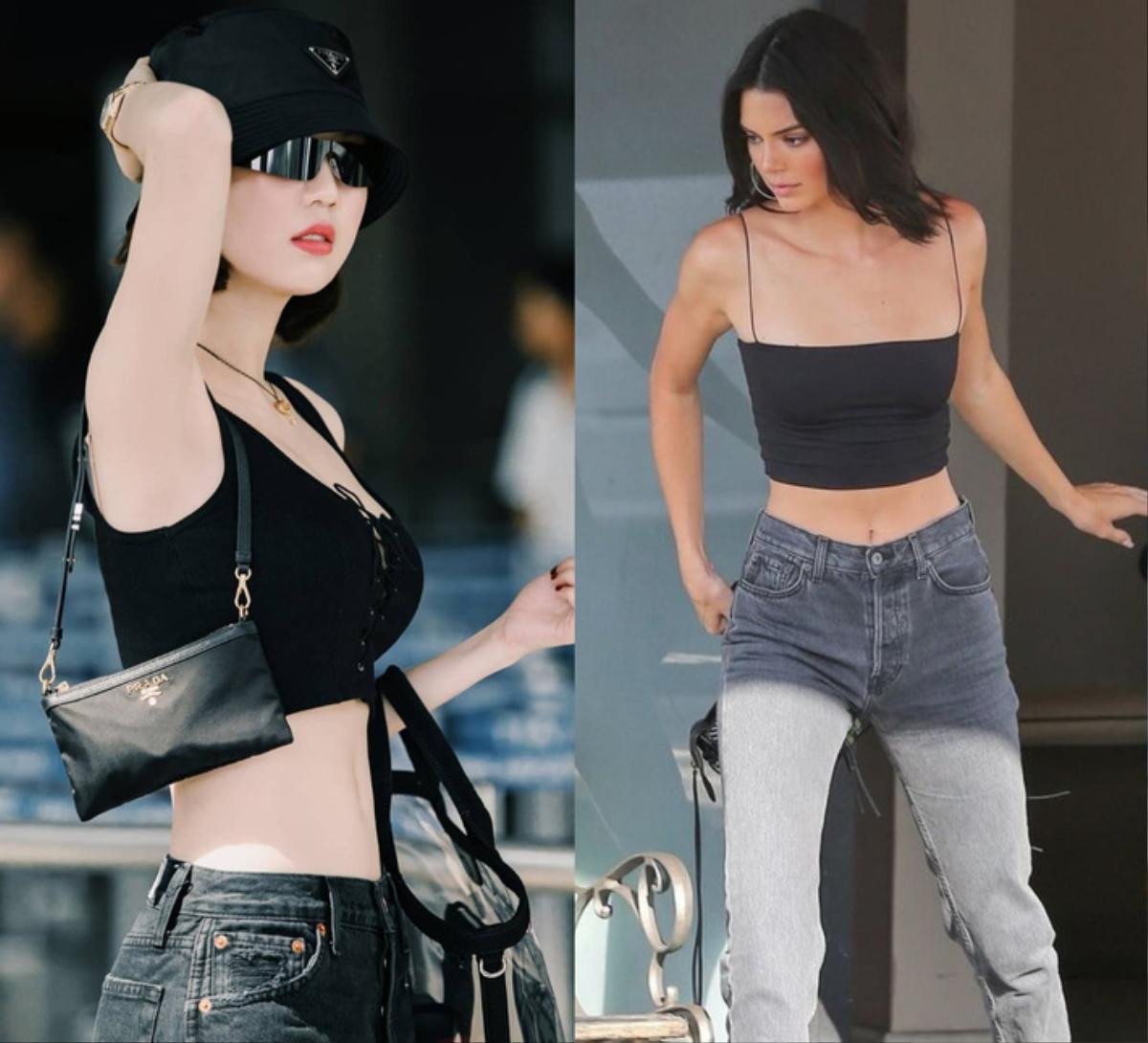 Thời trang đường phố đến thảm đỏ của Ngọc Trinh giống Kendall Jenner đến ngỡ ngàng Ảnh 3