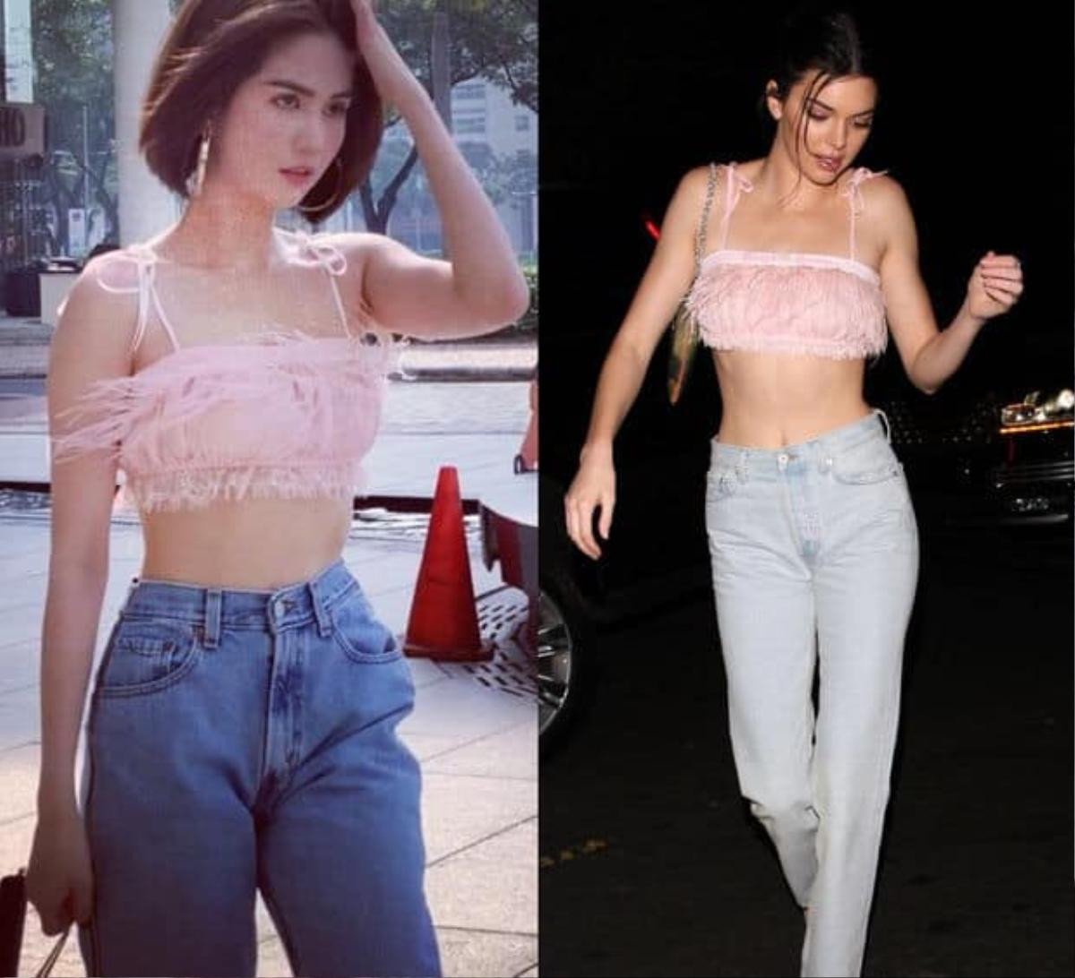 Thời trang đường phố đến thảm đỏ của Ngọc Trinh giống Kendall Jenner đến ngỡ ngàng Ảnh 10