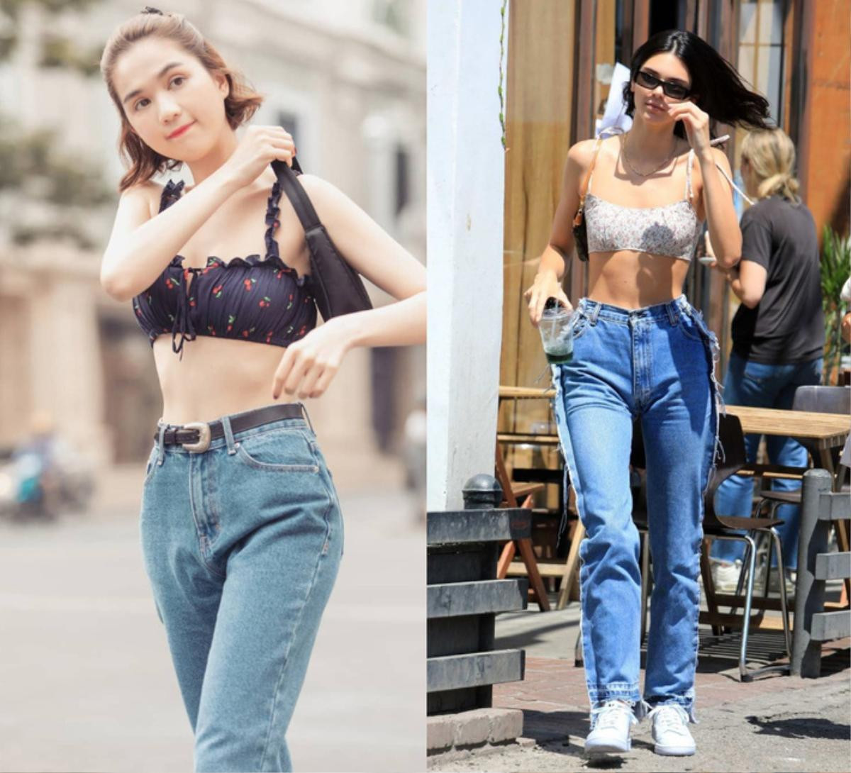 Thời trang đường phố đến thảm đỏ của Ngọc Trinh giống Kendall Jenner đến ngỡ ngàng Ảnh 6