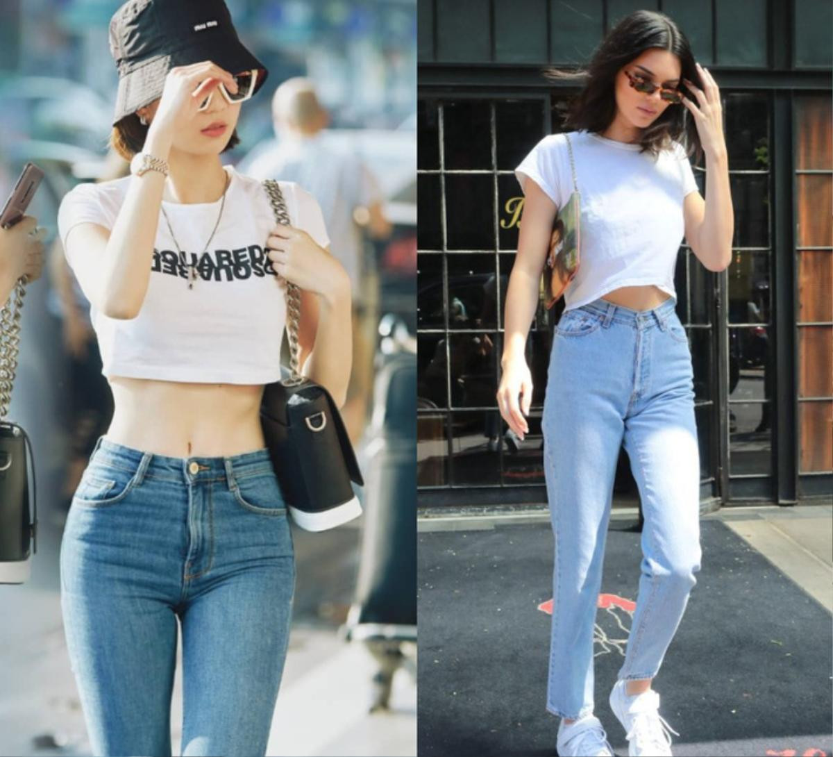 Thời trang đường phố đến thảm đỏ của Ngọc Trinh giống Kendall Jenner đến ngỡ ngàng Ảnh 2