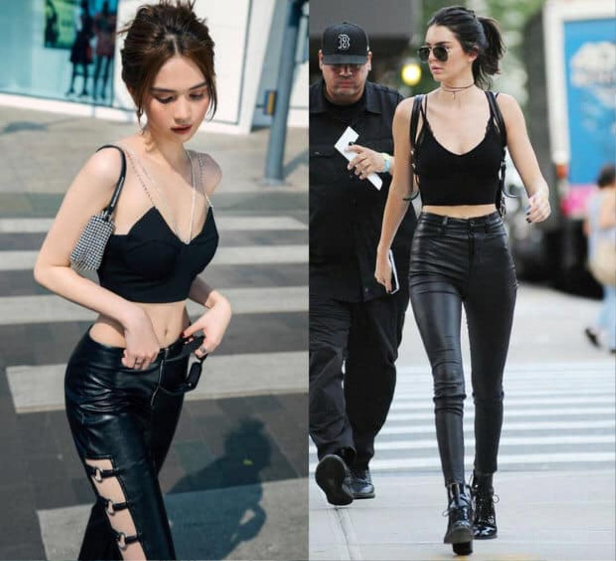 Thời trang đường phố đến thảm đỏ của Ngọc Trinh giống Kendall Jenner đến ngỡ ngàng Ảnh 7