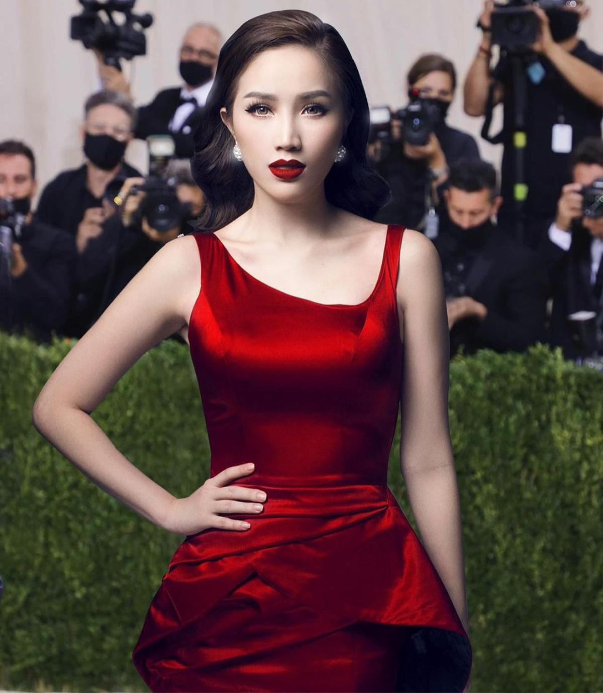 Fan 'hết hồn' khi thấy Bảo Thy xuất hiện trên thảm đỏ Met Gala, còn thay tù tì 3 bộ váy Ảnh 2