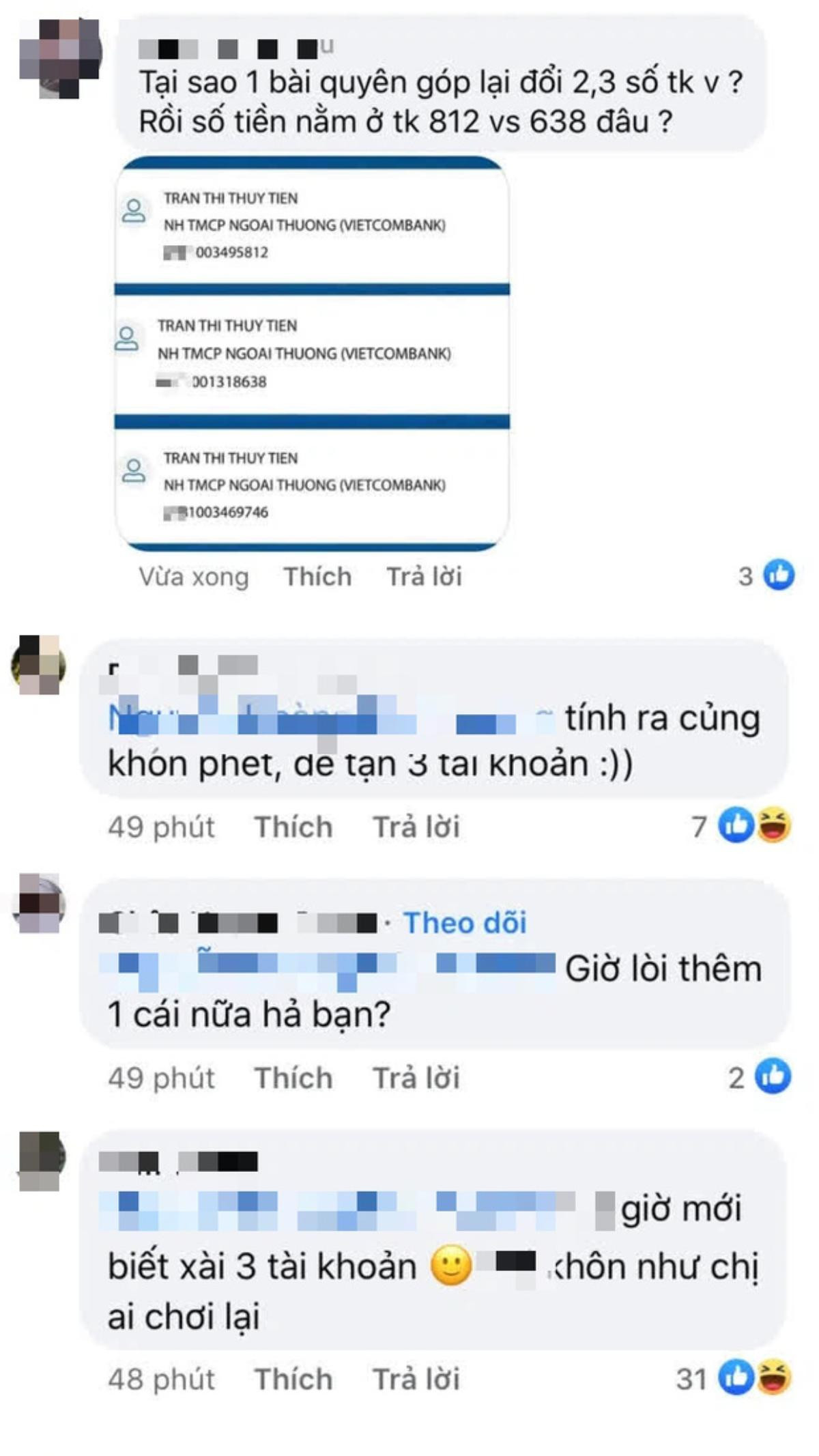 Fan tranh cãi xoay quanh các tài khoản sao kê của Thủy Tiên: 2 số đã sáng tỏ, 1 số còn lại đang ở đâu? Ảnh 3