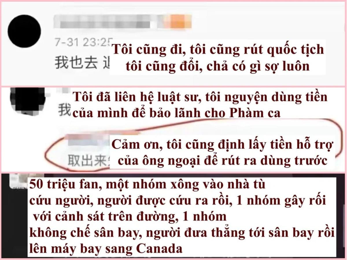 Rầm rộ loạt tin nhắn được cho là của fan Ngô Diệc Phàm: Đòi ngồi tù thay, cướp ngục giải cứu idol Ảnh 2