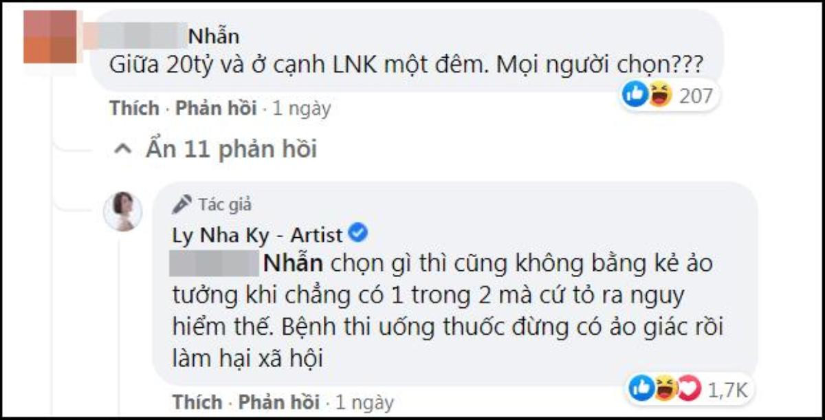 Lý Nhã Kỳ - Bảo Thy gay gắt 'vỗ mặt' anti-fan khi bị so sánh '1 đêm ở cùng' với 20 tỷ Ảnh 4