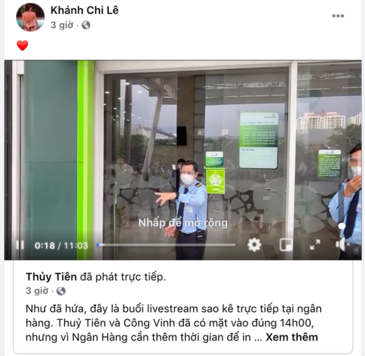 Phản ứng của em gái Công Vinh khi anh trai livestream sao kê, nhưng cuộc sống riêng của cô mới đáng chú ý Ảnh 2