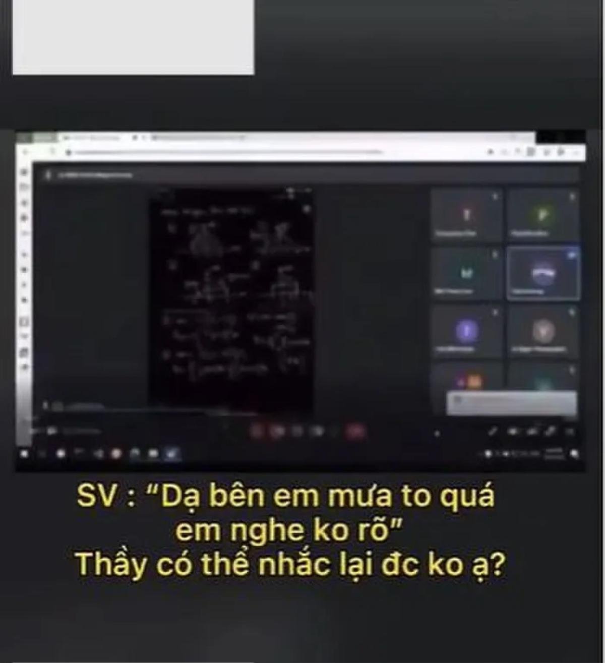 Thầy giáo đuổi sinh viên ra khỏi lớp vì nhờ giảng lại bài do mưa to không nghe rõ chính thức xin lỗi Ảnh 1