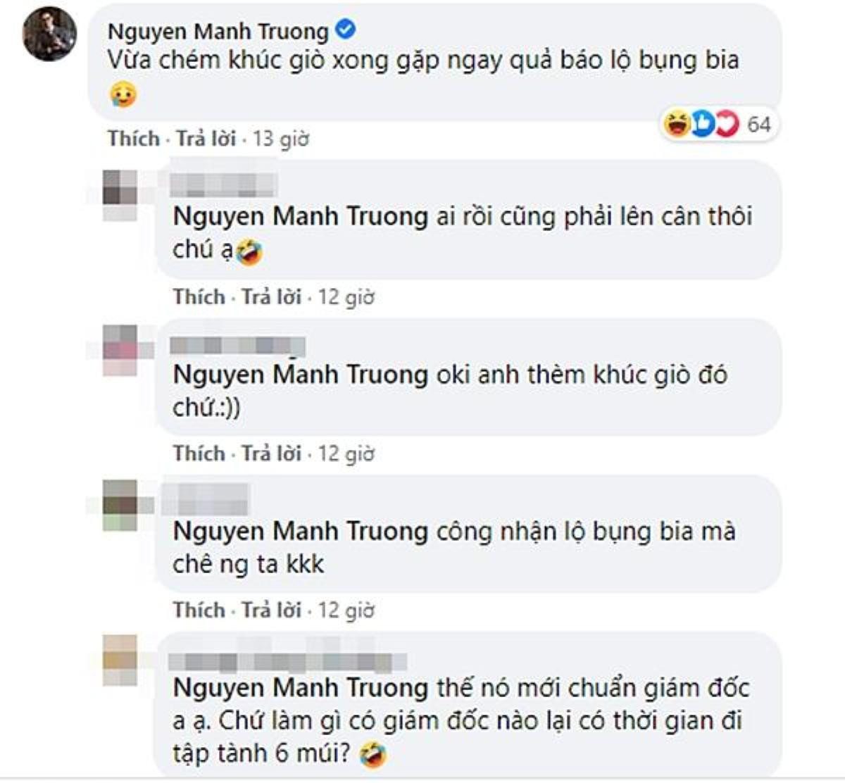 'Con rể' Mạnh Trường 'Hương vị tình thân' dưới thế hơn hẳn khi đọ body cùng bố vợ Võ Hoài Nam Ảnh 6