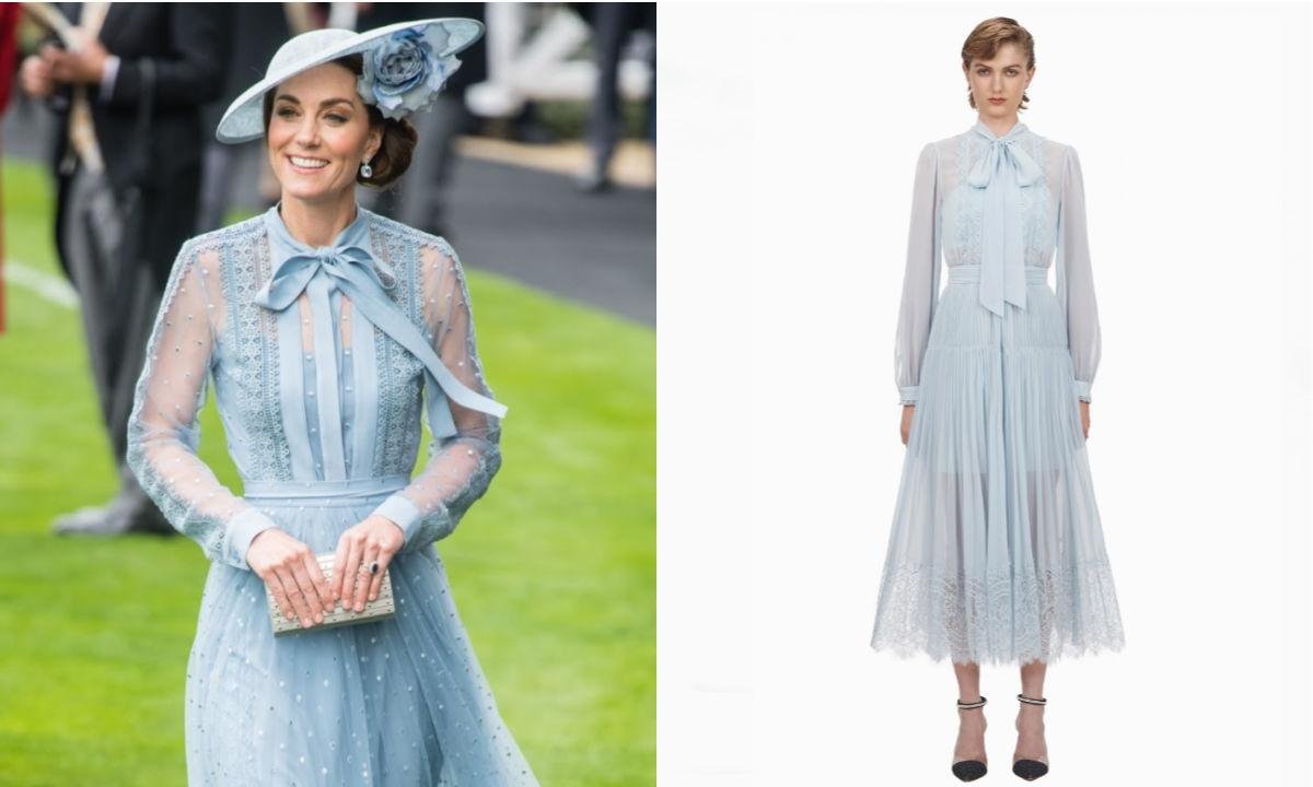 Phương Oanh (Hương Vị Tình Thân) mặc váy baby blue 'na ná' Công nương Kate Middleton Ảnh 7