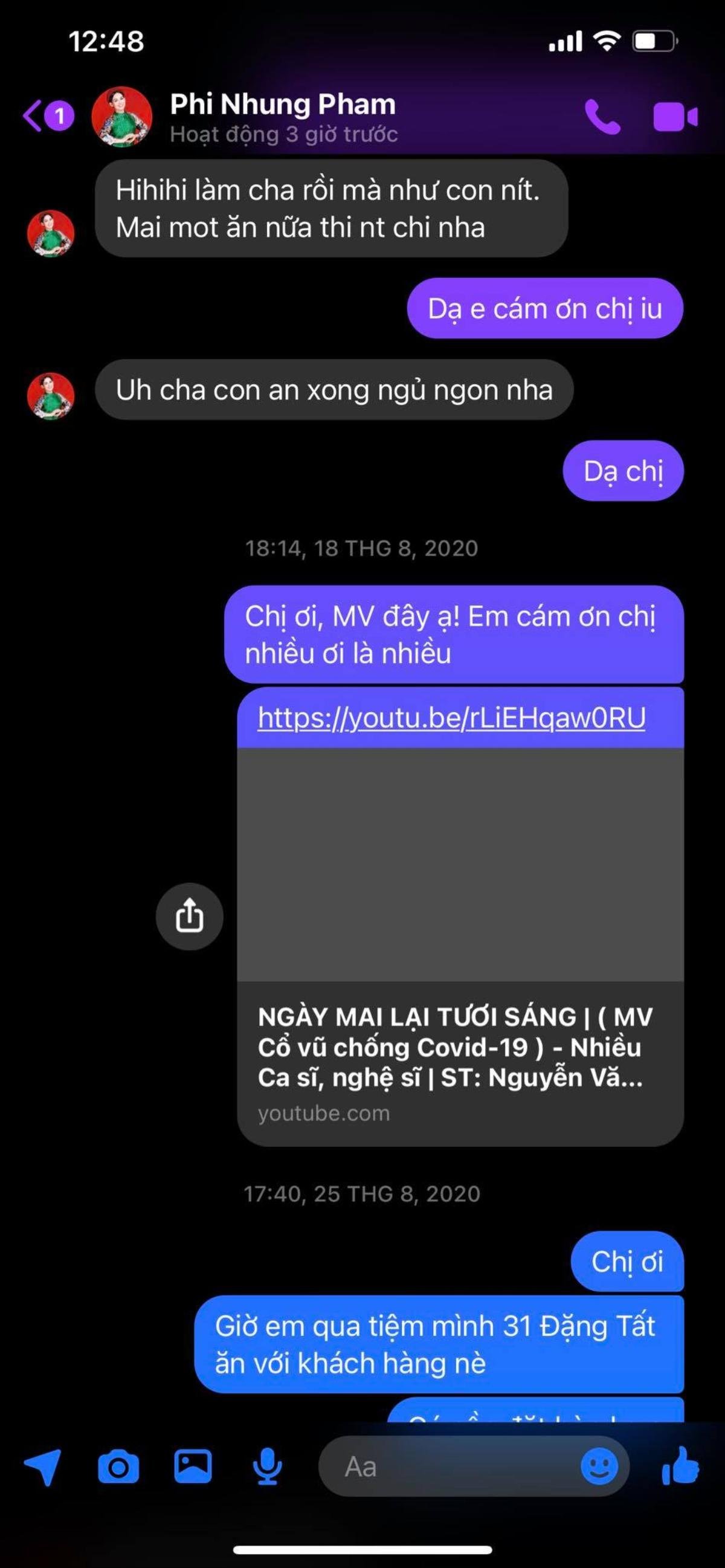 Nguyễn Văn Chung chia sẻ loạt tin nhắn với Phi Nhung, nữ ca sĩ muốn dành điều này cho Hồ Văn Cường Ảnh 8