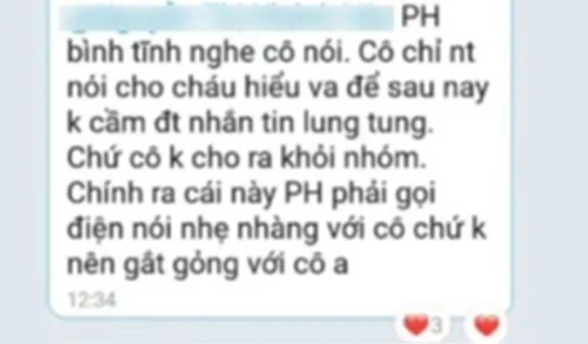 Bé gái thả nhầm icon vào tin nhắn của cô giáo liền bị 'bêu tên' trong group chat và dọa cho nghỉ học Ảnh 3