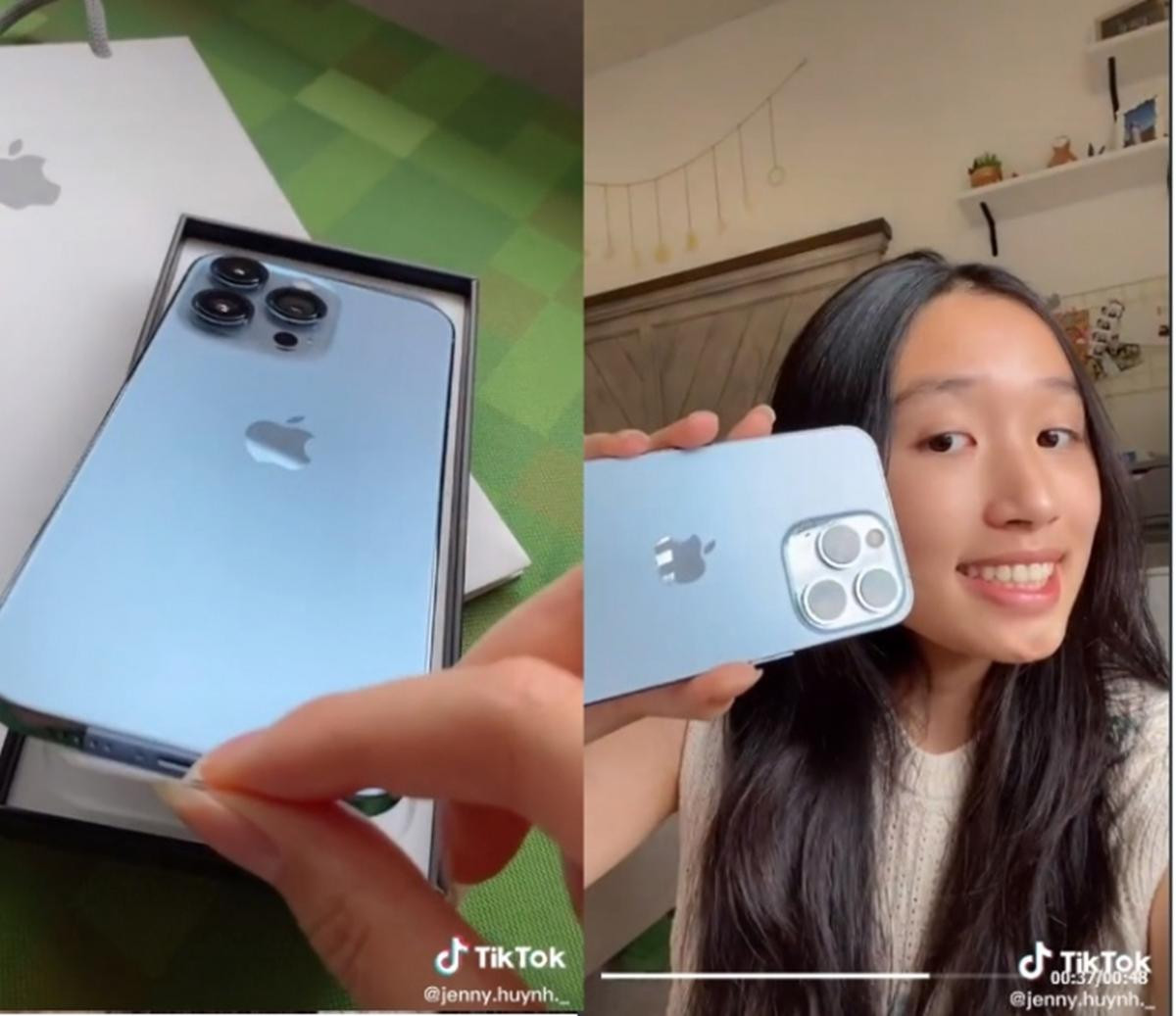 'Rich Kid' Jenny Huynh đập hộp iPhone 13 Pro Max Ảnh 3