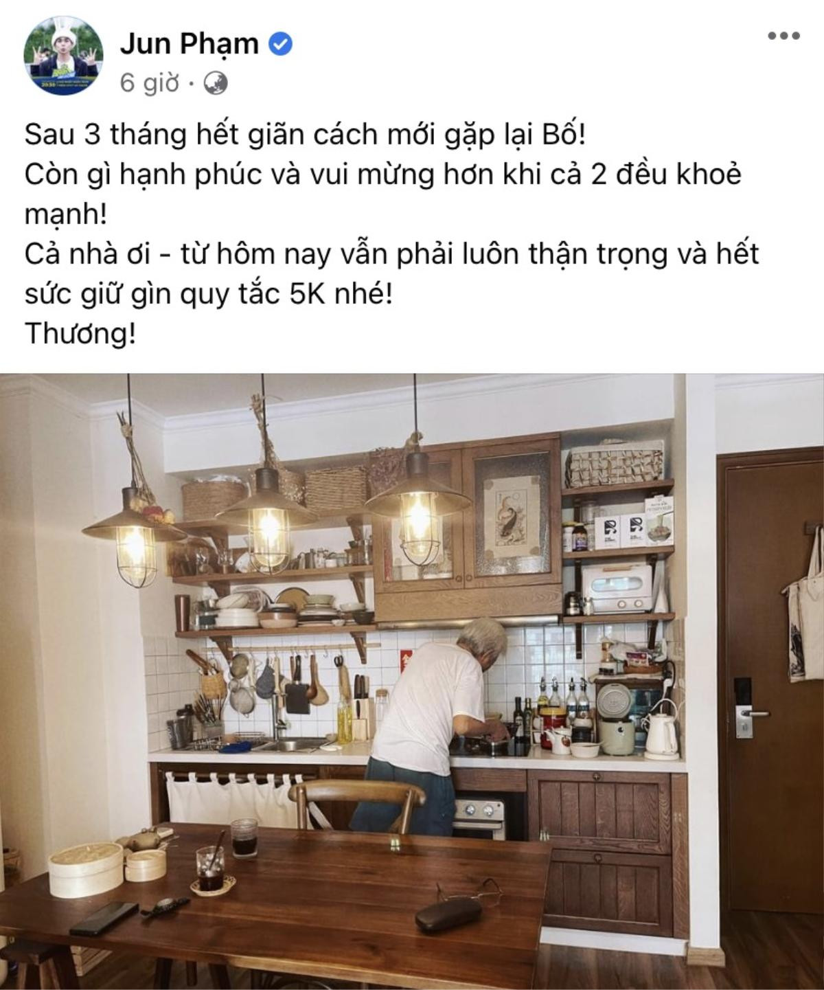 Sao Việt rộn ràng trong ngày đầu tiên nới lỏng giãn cách: Người mua phở, kẻ đi tập tạ Ảnh 3