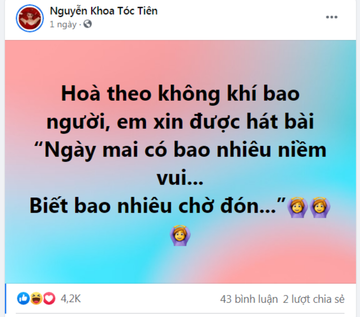 Loạt sao Việt phản ứng trước thời điểm TP HCM dần trở lại cuộc sống bình thường mới Ảnh 1