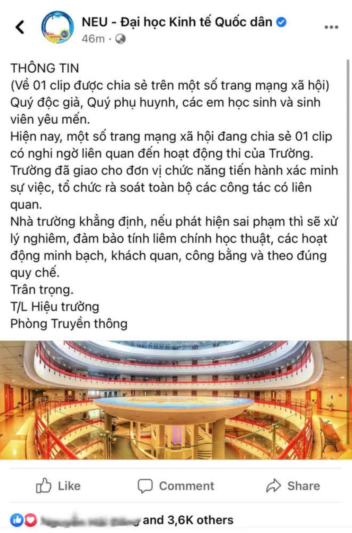 Xôn xao clipGV ĐH Kinh tế Quốc dân nghi nâng điểm cho SV 'chạy' vào lớp chất lượng cao Ảnh 3