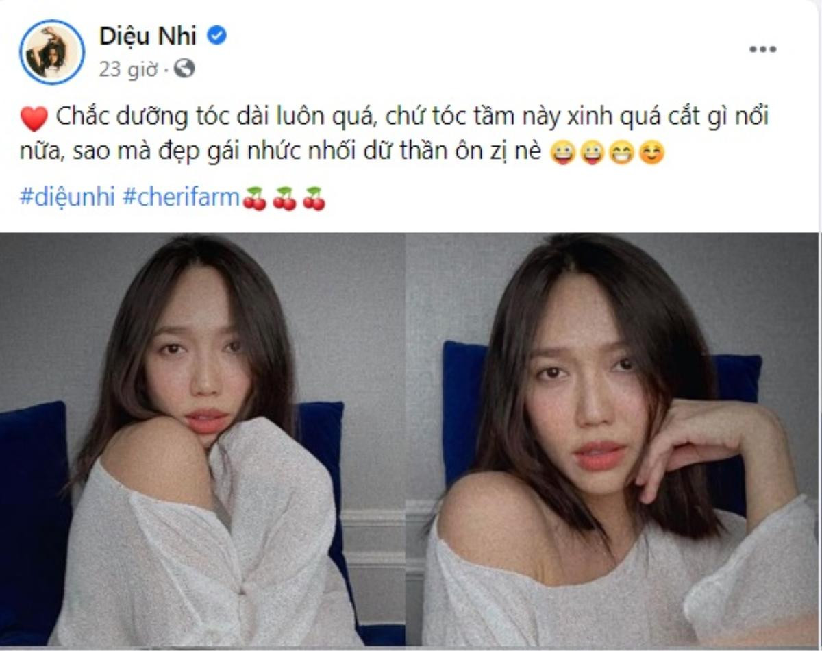 Dù vướng tin tồn bí mật sinh con, Diệu Nhi vẫn đăng ảnh tự nhận: 'Sao mà đẹp gái nhức nhối' Ảnh 2