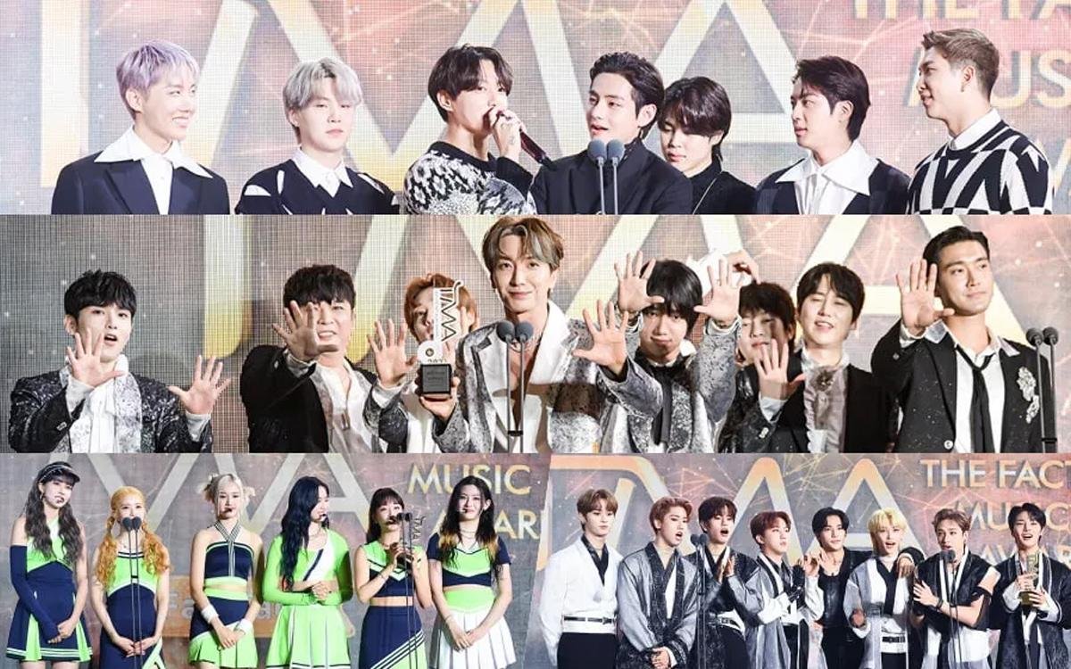 The Fact Music Awards 2021: BTS vẫn đại thắng, Super Junior và Seventeen gây ấn tượng Ảnh 1