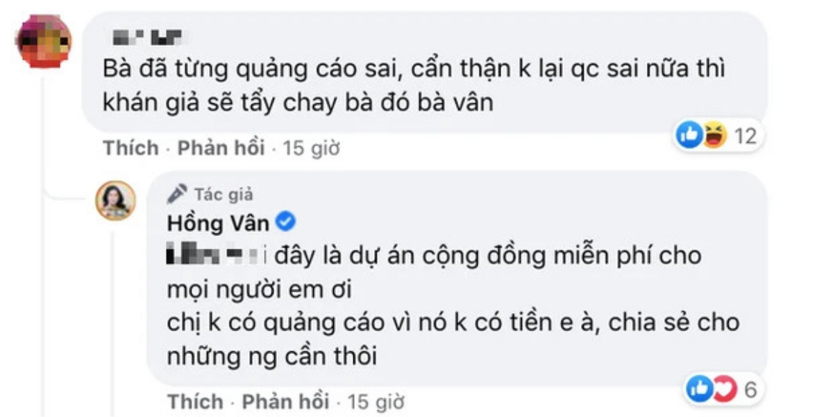 NSND Hồng Vân lên tiếng làm rõ khi bị nói quảng cáo sản phẩm kém chất lượng Ảnh 2